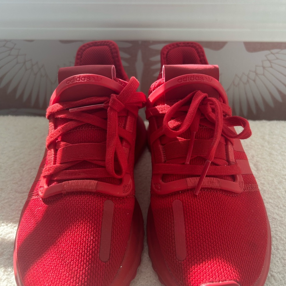 Like new Adidas Red Sneakers